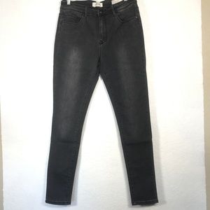 Lola Jeans Alexa High Rise Ankle Skinny Jeans Ash